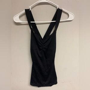 Lululemon black cross back tank top